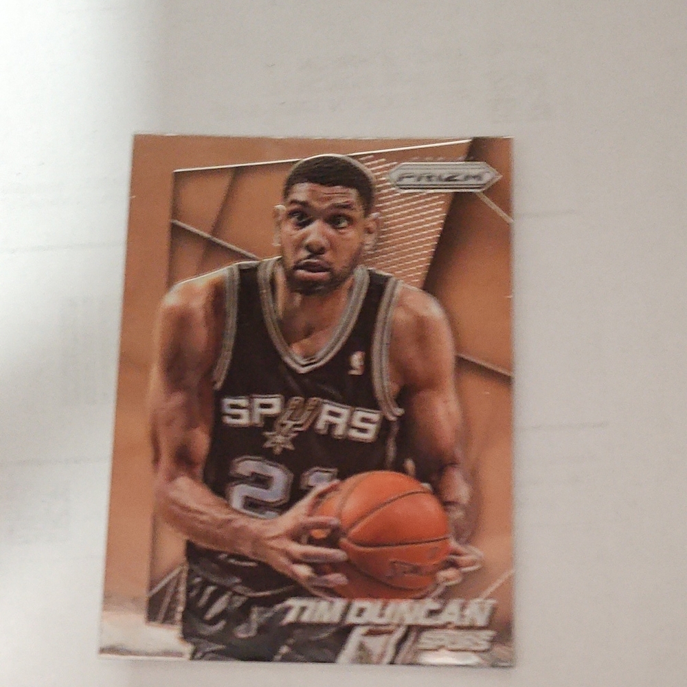 Panini Spurs Basketball Card with Black Jersey